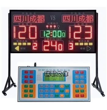1.8m Wireless Basketball Electronic Scorer: Countdown Timer, Wireless Basketball Electronic Scoreboard Display
