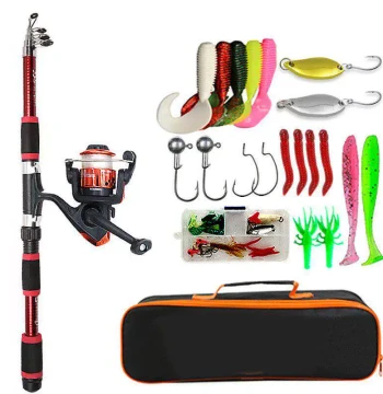 Complete Fishing Rod Set, Ultra-short Telescopic Portable Short-section Fishing Rod Kit, Sea Rod, Full Set Casting Rod, Excellent Quality