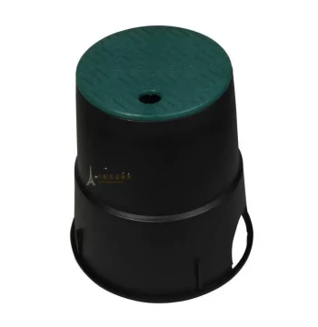 6-Inch VB708 Quick-Access Valve Box with Buried Enclosure Lid - New Material Solenoid Valve Cover for Garden Irrigation Protection