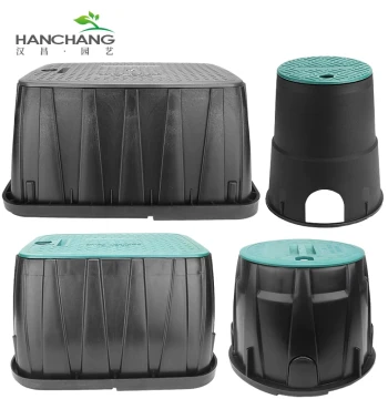 Water Valve Box for Landscaping – Buried Protection Box with Quick Water Access and Solenoid Valve (6", 10", 12")