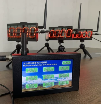 CS-003 PRO Professional Roller Skating Slalom Timer, Dual PK Version, Three-Stage Multi-Function Touchscreen Automatic Start