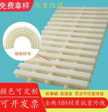Swimming Pool Drain Grate Cover - ABS Anti-Slip Grating with Three-Way Connection for Showers, Bathhouses, and Overflow Trenches