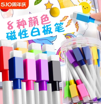 Erasable Whiteboard Markers, Non-Toxic for Children, Magnetic Chalkboard Water Pens, Colored Markers for Drawing Boards, Teacher Use Water-Based Black, Red, Blue Chalkboard Writing Pens, Easy-Erase Extra Fine Tips