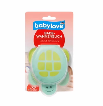 Export to Germany DM Original Little Turtle, Soft Bath Book with Built-in Squeaker, Floats in Water