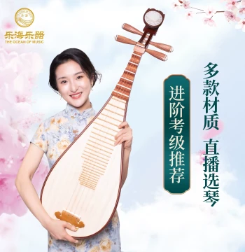 Yuehai Pipa Instrument Advanced Wingnut Wood Ormosia Henryi Professional Grading Multiple Options Performance Special DJ14