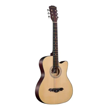 38-inch & 41-inch Folk Acoustic Guitars for Students & Beginners - Factory Direct Sales for Entry-Level Practice