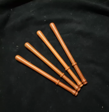 Solid Wood Drumsticks, Wooden Pear Wood Jujube Wood Drum Beaters, Flat Drum Sticks, Chinese War Drum Large Drum Mallets