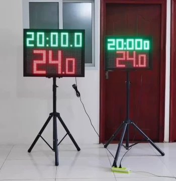 Wireless Basketball 24-Second Timer Clock Stopwatch with Tripod Wireless Basketball 24-Second Countdown Timer