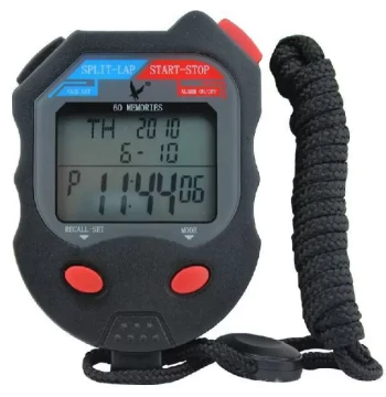 Tianfu Stopwatch PC560, Three-Row 60-Lane Electronic Stopwatch, Multi-Function Timer and Race Chronograph