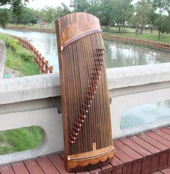 Small Guzheng, Portable Mini Beginner Instrument for Kids, 1-Meter Solid Wood Practice and Exam Performance Zither