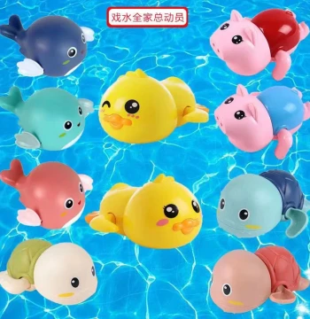 Baby Bath Toys: Little Duck Water Play Set for Infants - Yellow Rubber Ducks for Swimming and Bathing (Boys & Girls)