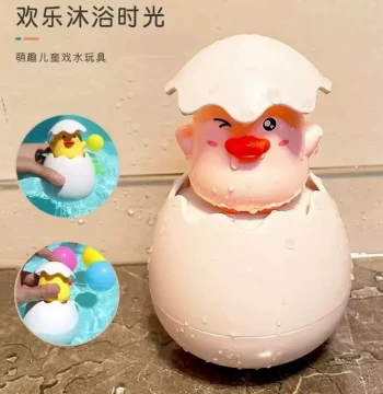Viral Style Baby Water Play Toy Dinosaur Egg Sprinkler for Infant Bath and Children's Shower Fun