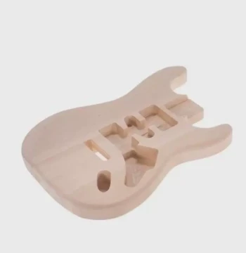 ST01-DT Unfinished Handmade Guitar Body - Basswood Electric Guitar Body Replacement Part
