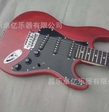 ST Electric Guitar Professional Matte Finish Guitar for Beginners