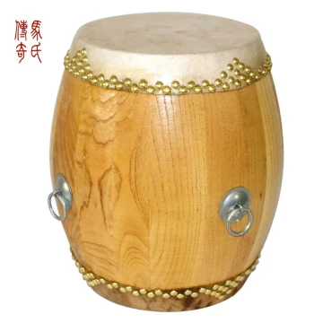 Ma's Legend High-Pitch War Drum, Handmade Raw Wood Hall Drum, Waist Drum, Buffalo Hide Drum, 6.5-inch Raw Wood High-Pitch War Drum