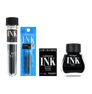 Platinum Flagship Store Platinum Ink INK-400, Universal Cartridge for Drift Bottle, Ink Cartridge SPN-100A/SPSQ-400, Dye-Based Non-Clogging Pen Ink Cartridges