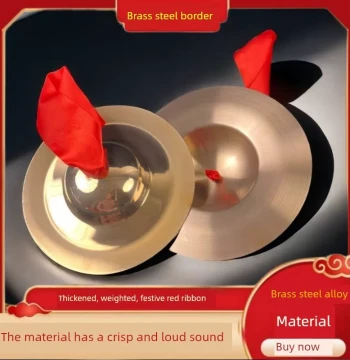 Hot-Selling Buddhist Ritual Instruments: Copper Steel Cymbals, Bronze Gongs, Wooden Fish, and Traditional Percussion Sets
