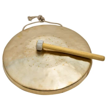 Free Shipping 30cm Gong, Children's Prop for Sanjuhan Performance, Flood Control Gong, Mid/High/Low Pitch Hand Gong, Zhonghu Gong, Various Sizes of Copper Gongs