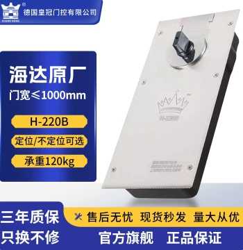 Dehuang Five-Star H-220B Floor Spring: Heavy-Duty (120KG) for Frameless Glass Doors and Wooden Doors, Optional Non-Positioning Model