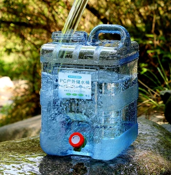 Water Bucket with Faucet for Outdoor and Car Use