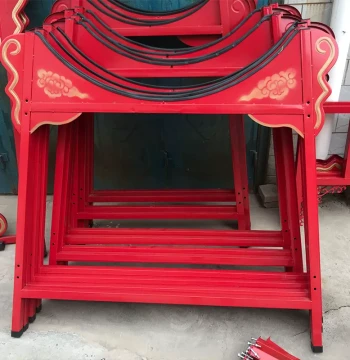 Iron and Wood Standing Drum Stands for War Drums, Bass Drums, and Hall Drums – Available in 16", 18", 20", 24", and 1/1.5/2 Meter Sizes; Also Suitable for Gongs