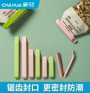 CHAHUA Sealing Clips: Freshness Preservation Clips for Snacks, Kitchen Food, Tea Leaves; Serrated Edge for Better Sealing