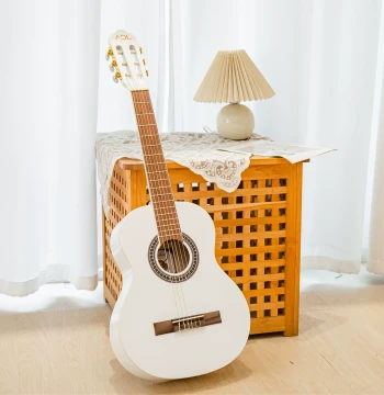 Andrew Genuine Beginner Classical Guitar – Nylon Strings, 39-inch Pain-Free Fret Design for Solo Play, 36-inch Kids' Instrument