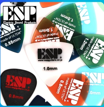 ESP Japan-Made PD-PS10 Original Picks for Acoustic and Electric Guitars - Strumming Picks