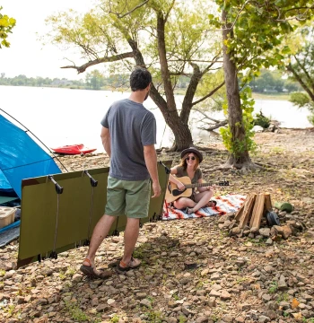 Originally $109! 7075 Aerospace Aluminum! Outdoor Ultra-Light Foldable Aluminum Alloy Camping Cot with Companion Bed