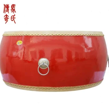 Mashi Legend 24-inch Cowhide Big Drum Festive Celebration Drum Water Buffalo Low Battle Red Drum Opening Ceremony Drum