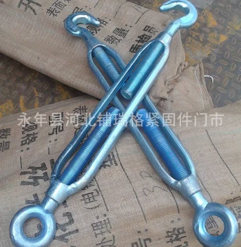 M16 Open Body Turnbuckle, OO Type, Double Loop Open Body Turnbuckle Screw, Malleable Iron Turnbuckle