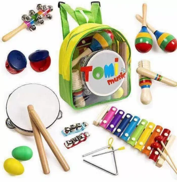 Selected Manufacturer Orff Music Children's Percussion Instruments Toddler Dance 10-Piece Set Combo