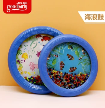 Orff Percussion Ocean Drum Professional Wave Bell Drum Sea Drum Realistic Instrument Early Education Hand Wave Drum