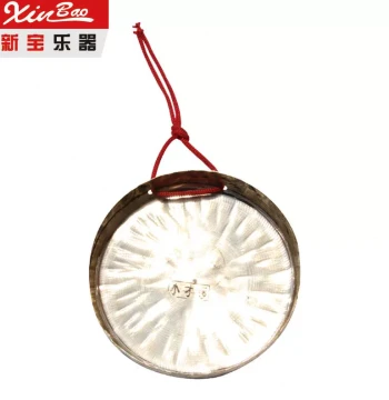 Selected New Musical Instruments - 15CM Small Bronze Gong and 12CM Mini Moon Gong for Sanjuban Performance Props