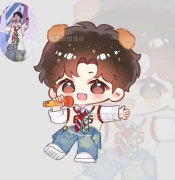 Small Nose QQ Person Q-version Hand-drawn Avatar Customization Game Celebrity Cute Fandom OC Commission Cartoon Anime Design
