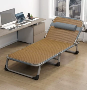 Wholesale Simple Folding Bed, Recliner, Outdoor Camping Companion Bed, Single Bed, Office Nap Bed, Camp Cot