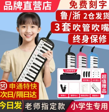Elementary School Curriculum-Specified Melodica - 37-Key and 32-Key Models for Classroom Use, Professional Beginners, and Children's Performance
