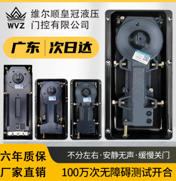 Glass Door Floor Spring 220B for Framed and Frameless Doors, Heavy-Duty Double-Bar Universal Floor Hinge Accessory 818
