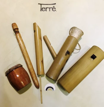 Derre Terre Frog Bird Set Bird Whistle Set Bamboo Flute Frog Croaker Owl Whistle Water-Filled Bird Call Natural Sounds