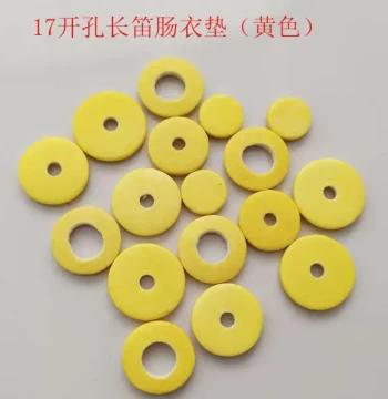17-Hole Open Hole Flute Tone Hole Pads, Gut Pads, Instrument Tone Hole Pads, Washers, 17-Hole Closed Hole Flute Tone Hole Pads