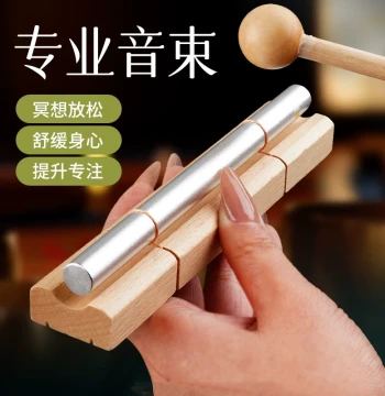 Chime Bar Sound Therapy Teaching Yoga Meditation Tool, Single Chime Bar Portable Niche Sound Healing Natural Therapy Instrument