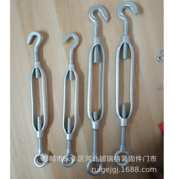 M4-M24 Hot-Dip Galvanized Turnbuckle/Tensioner/Open Body Turnbuckle/Rope Tightener