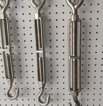 304 Stainless Steel Turnbuckle Wire Rope Tightener for Rope Tensioning