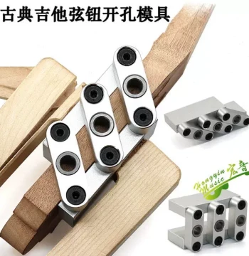 Classical Guitar Tuner Knob Drilling Template Tuner Positioning Hole Cutter Mold Guitar Making Template