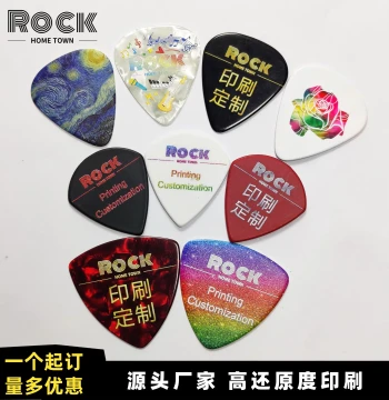 Custom Printed Guitar Picks - Bulk Orders for Couples, Fan Support, Folk/Electric/Acoustic Guitar Plectrums