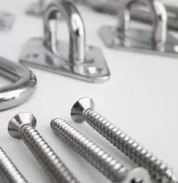 Selected 304 Stainless Steel Sun Shade Sail Hardware Kit: Includes Turnbuckles, Spring Hooks, Diamond Gate Fasteners, and Flower Basket Screws