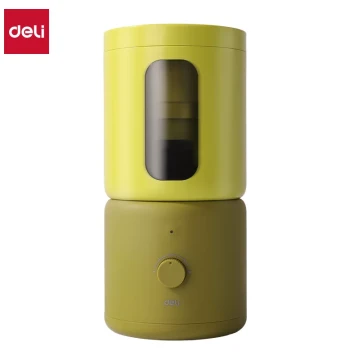 Deli VA9 Fully Automatic Electric Pencil Sharpener, Rechargeable, 5-Level Adjustable Tip, Large Diameter for Art and Sketching
