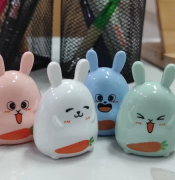Student Pencil Sharpener Shaver Cutter Cartoon Rotary Sharpener Manual Cute Mini for Elementary School Children