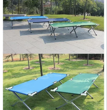 Outdoor Camping Bed Folding Travel Bed Aluminum Alloy Camping Cot Accessories Bed Fabric Bed Surface Bed Tube Rubber Sleeves Bed Legs Crossbars