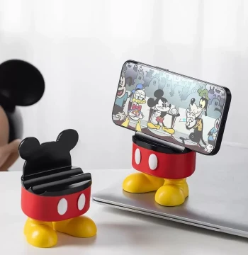 Creative Mickey Mouse Glove Vase - Desktop Remote Control Organizer & Unique Desk Decor Figurine